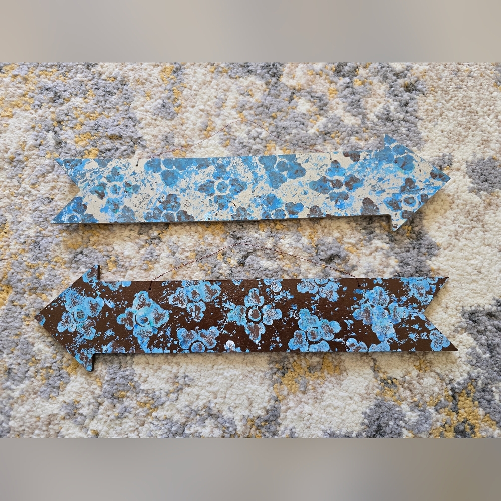 Floral Patterned Decorative Arrows